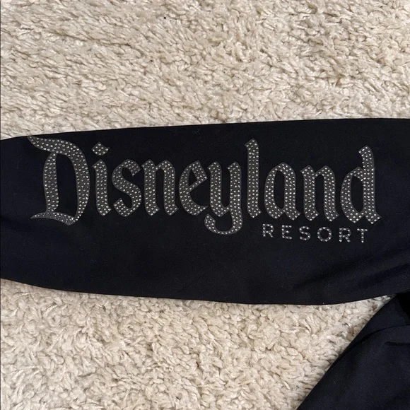 Disney parks hoodie zip jacket rhinestone Disneyland mickey head XL - Picture 3 of 9